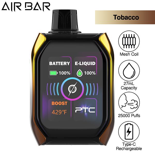 Best Deal Air Bar Aura Disposable (Pack of 5) - Tobacco