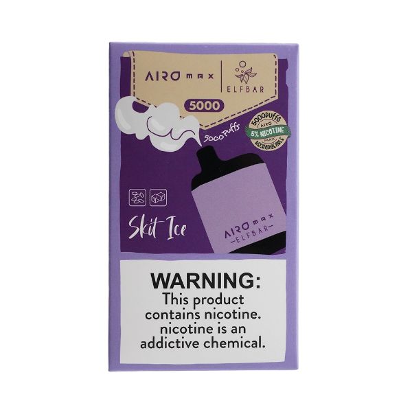 Elf Bar Airo Max 5000 Puffs Disposable Vape 13mL 10 Pack Best Flavor Skit Ice