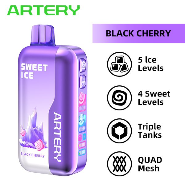 Best Deal Artery CL6 50,000 Puffs Single Disposable - Black Cherry