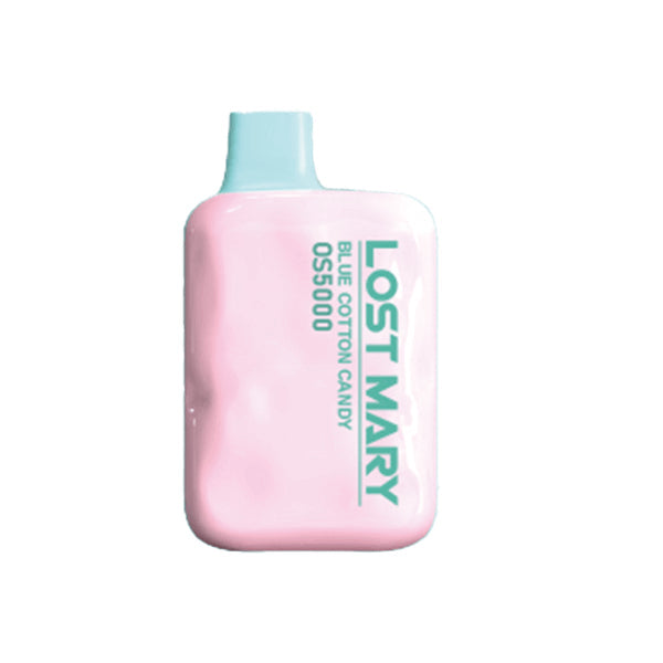 Best Deal Lost Mary OS5000 Rechargeable Vape Disposable by Elf Bar 13mL Blue Cotton Candy