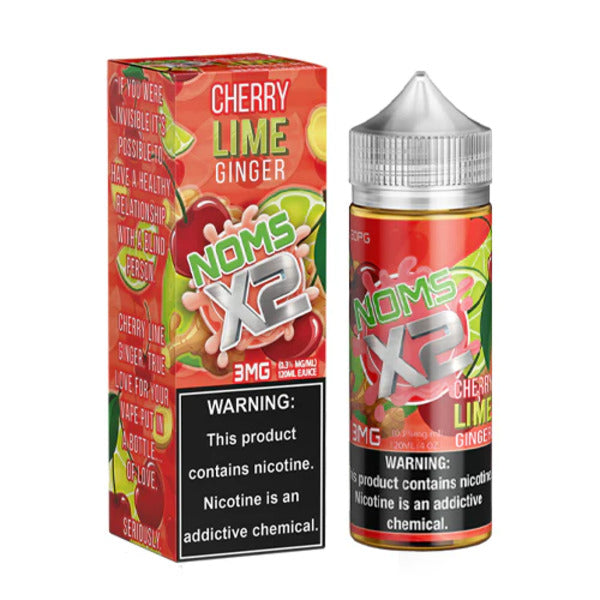 Best Deal Noms X2 Vape Juice 120mL - Cherry Lime Ginger