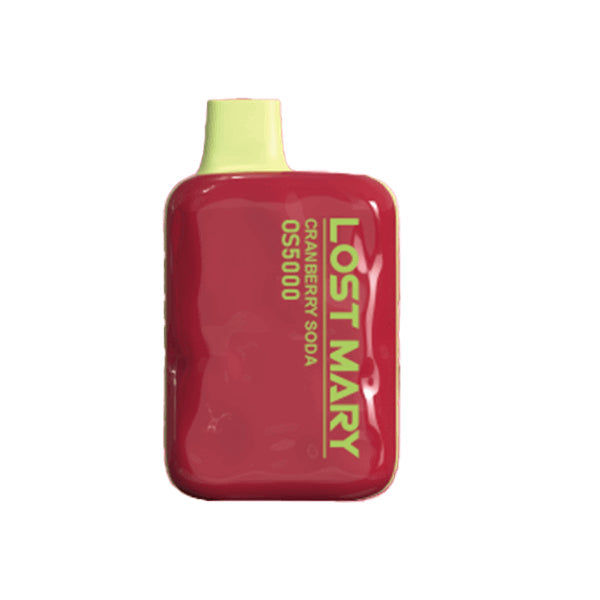 Best Deal Lost Mary OS5000 Rechargeable Vape Disposable by Elf Bar 13mL Cranberry Soda