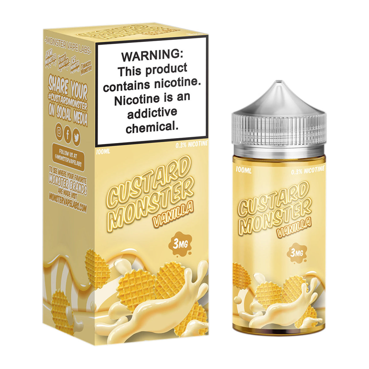 Custard Monster - Vanilla Custard - 100ml