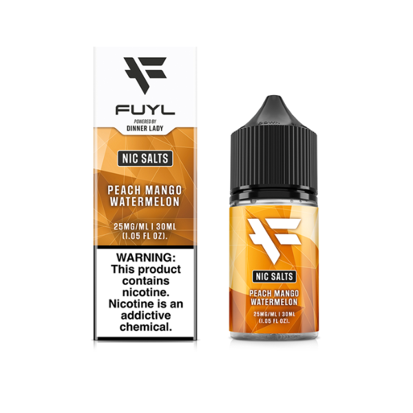 Best Deal Fuyl Salt E-Liquid Vape Juice 30mL - Peach Mango Watermelon