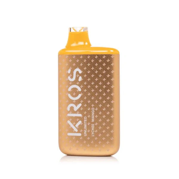 Best Deal Kros Unlimited 6000 Puffs Single Disposable Vape 14mL Lychee Mango