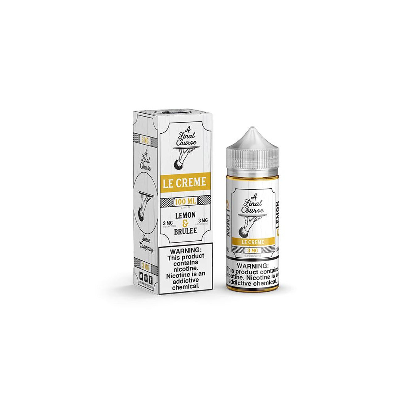 A Final Course E-Liquid 100mL Freebase Best Flavor Le Creme