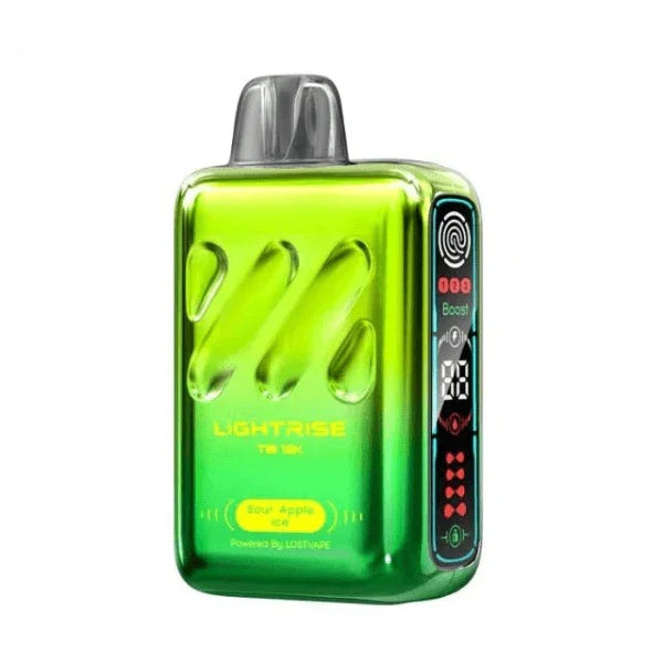 Best Deal Lost Vape Lightrise TB 18K Puffs 18mL Sour Apple Ice