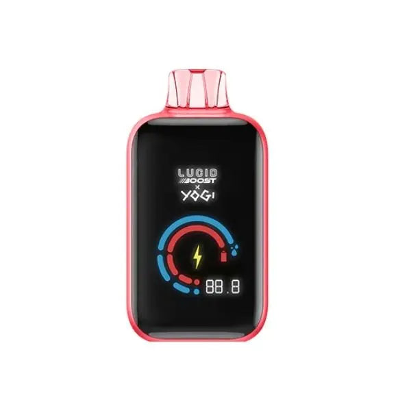 Best Deal Lucid Boost x Yogi 20,123 Puffs Disposable Vape 5 Pack - Cherry Lemon