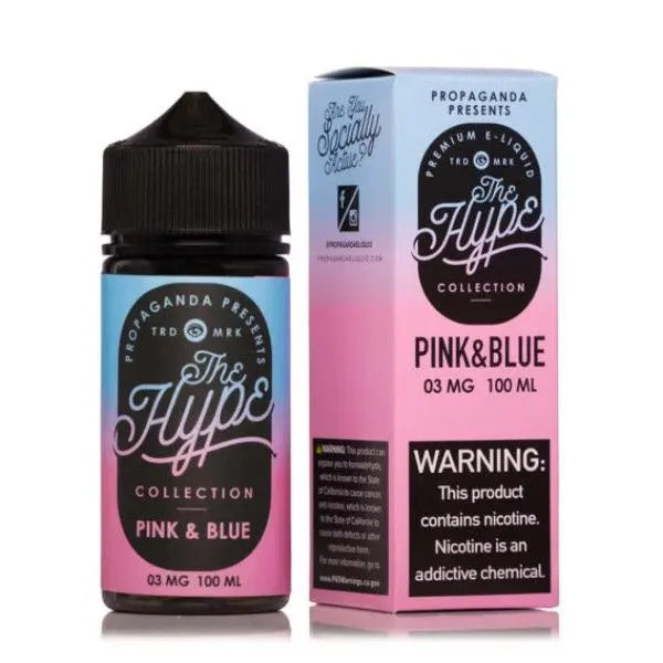 Best Deal Hype E-Liquid Vape Juice by Propaganda 100mL - Pink & Blue