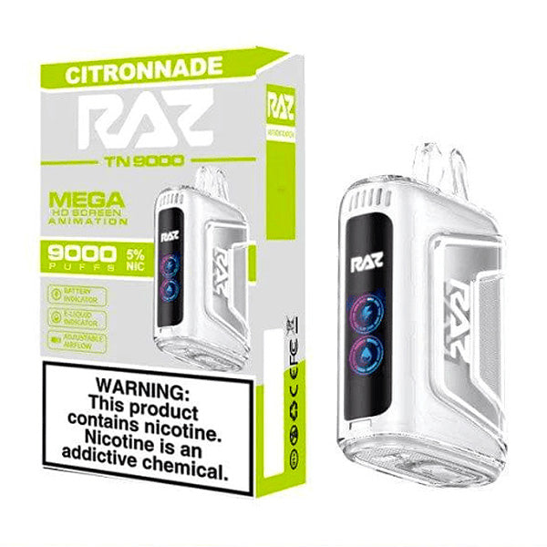 Best Deal RAZ TN9000 9000 Puffs 12mL Disposable Vape Citronnade