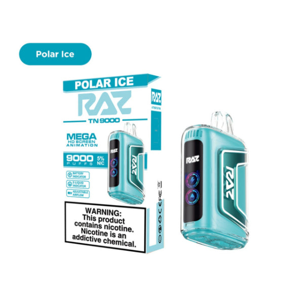 Best Deal RAZ TN9000 9000 Puffs 12mL Disposable Vape Polar Ice