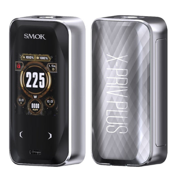 Best Deal SMOK X-Priv Plus Box Mod - Silver Lines