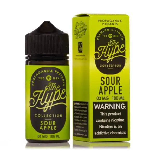 Best Deal Hype E-Liquid Vape Juice by Propaganda 100mL - Sour Apple