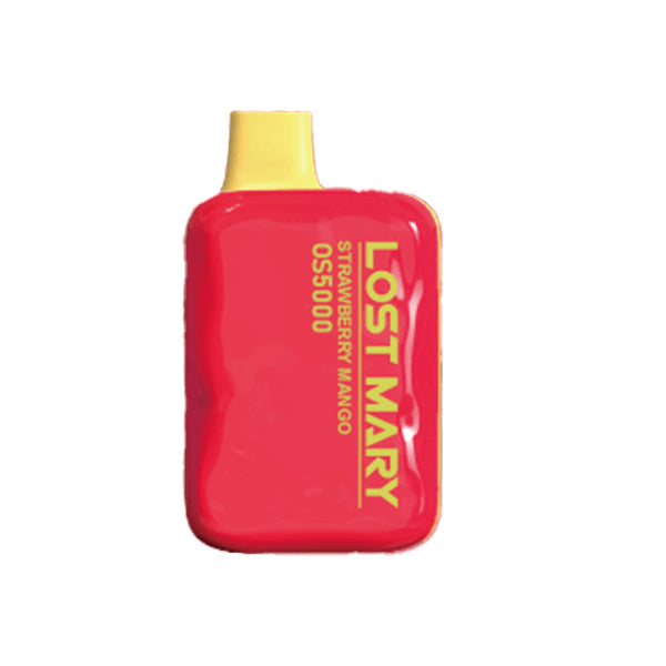 Best Deal Lost Mary OS5000 Rechargeable Vape Disposable by Elf Bar 13mL Strawberry Mango