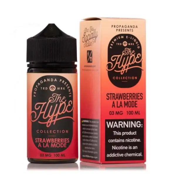 Best Deal Hype E-Liquid Vape Juice by Propaganda 100mL - Strawberries A la Mode