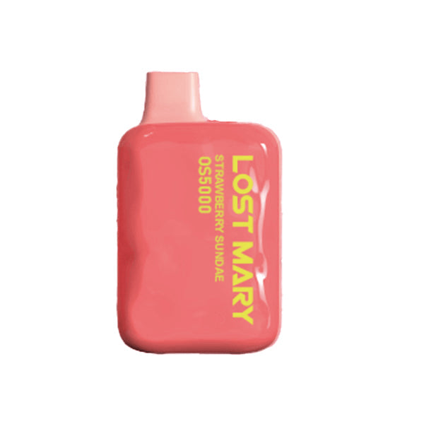 Best Deal Lost Mary OS5000 Rechargeable Vape Disposable by Elf Bar 13mL Strawberry Sundae