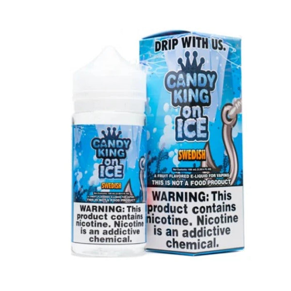Best Deal Candy King On Ice 100mL Vape Juice - Swedish On Ice