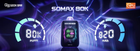 Geek Bar Somax 80K: A Disposable Vape Designed for the Long Haul