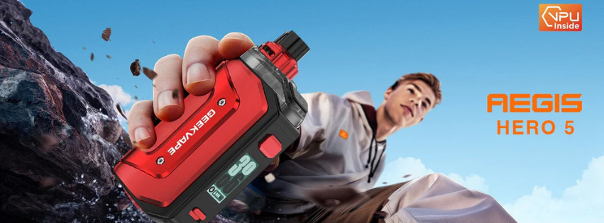 Geekvape Aegis Hero 5 Takes the Aegis Formula Even Further