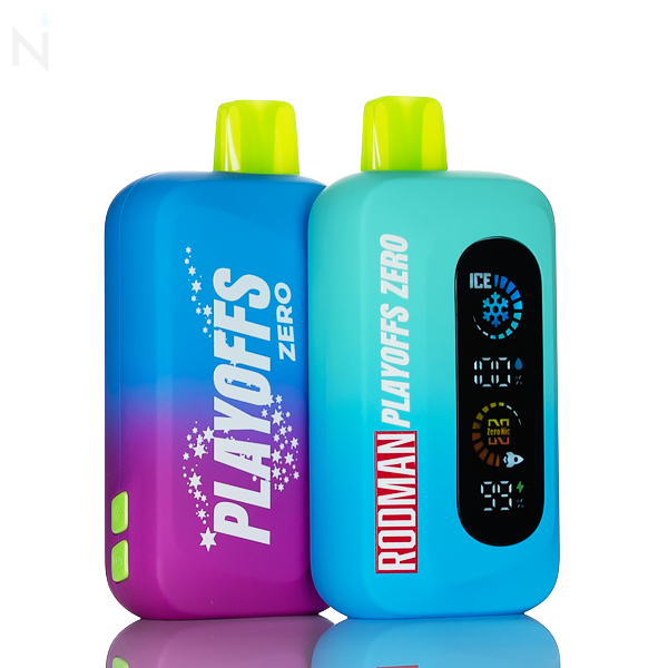 RODMAN Playoffs 50K zero nicotine disposable vape 50000 puffs 0% freebase rechargeable draw activated 10 flavors buy online