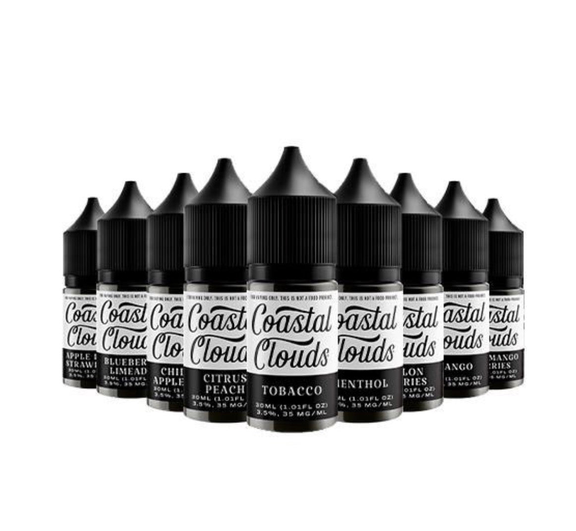 Coastal Clouds Salt TFN 30mL Vape Juice Best Flavors