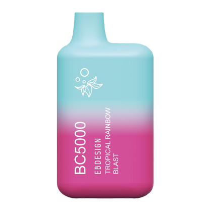 EB Designs BC5000 Disposable Vape 13mL Best Flavor Tropical Rainbow Blast