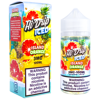 Hi-Drip E-Liquid 100mL Vape Juice Best Flavor Island Orange