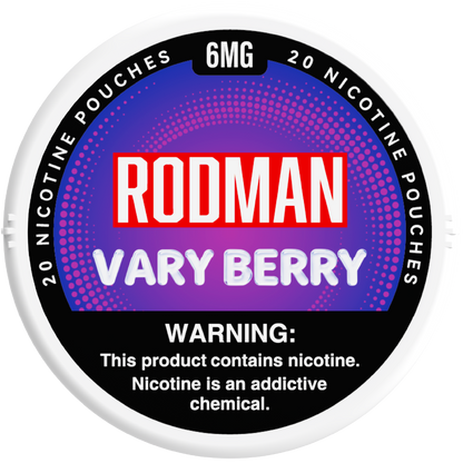Rodman Dry+ Nicotine Pouches