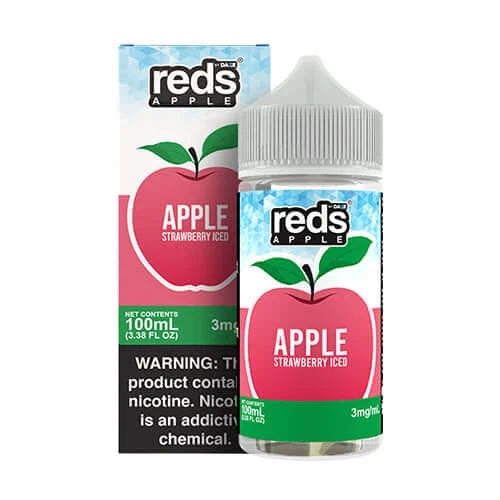 7 Daze - Reds Apple ICED eJuice Strawberry - 100ml