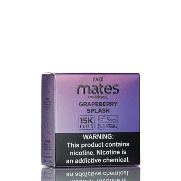 Best Deal 7 Daze Clickmate Mates Recharge 5% Nic - Grapeberry Splash