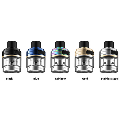 VooPoo TPP X Empty Pod 5.5mL Best Colors Black Blue Rainbow Gold Stainless Steel