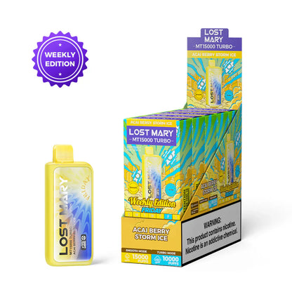 Lost Mary MT15000 Turbo 15000 Puffs Rechargeable Vape 16mL