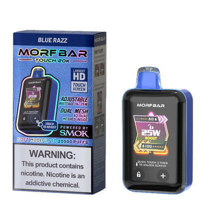 Best Deal SMOK Morf Bar Touch 20000 Puffs Disposable Vape 18mL - Blue Razz
