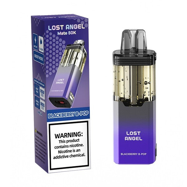 Best Deal Lost Angel Mate 50,000 Puffs Flavor Pods 5-Pack - Blackberry B-Pop