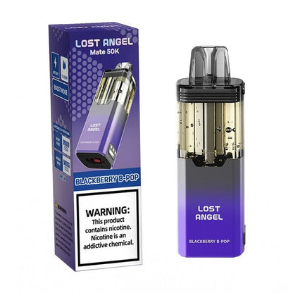 Best Deal Lost Angel Mate 50,000 Puffs Flavor Pods 5-Pack - Blackberry B-Pop