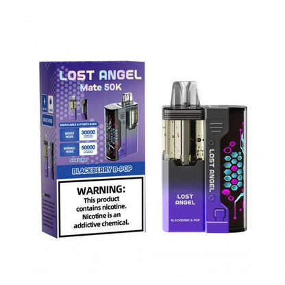 Best Deal Lost Angel Mate 50,000 Puffs Disposable Kit 5-Pack - Blackberry B-Pop