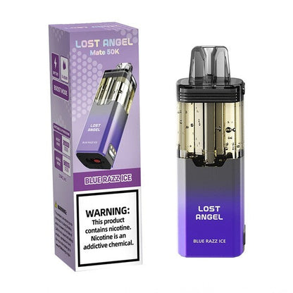 Best Deal Lost Angel Mate 50,000 Puffs Flavor Pods 5-Pack - Blue Razz Ice