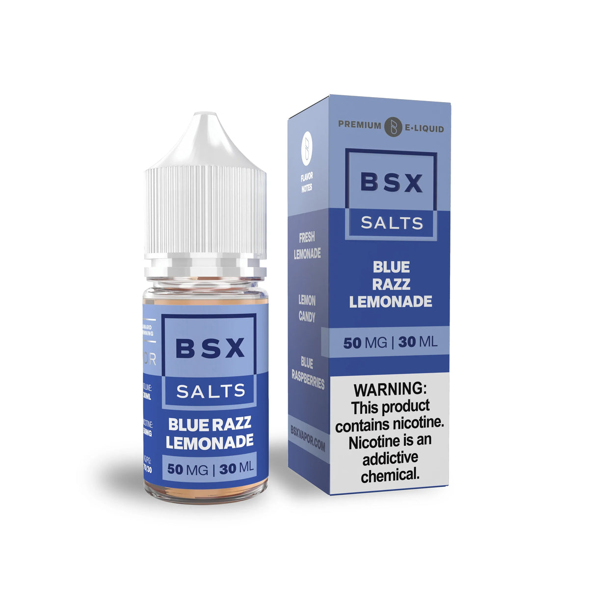 BSX Vapor E-Liquid - Blue Razz - 60ml