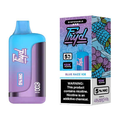 Best Deal FRYD 12000 Puffs Rechargeable Disposable Vape 17mL Blue Razz Ice