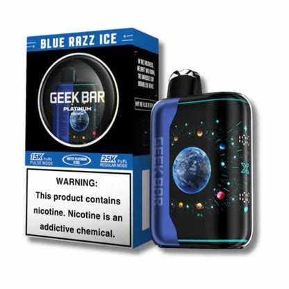 GeekBar Pulse X Platinum Edition 25,000 Puffs Disposable 18mL Best Flavor Blue Razz Ice