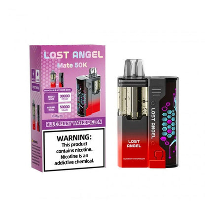 Best Deal Lost Angel Mate 50,000 Puffs Disposable Kit 5-Pack - Blueberry Watermelon