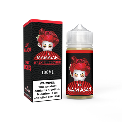 The Mamasan 100mL Vape Juice Best Flavor Bruce Leechee