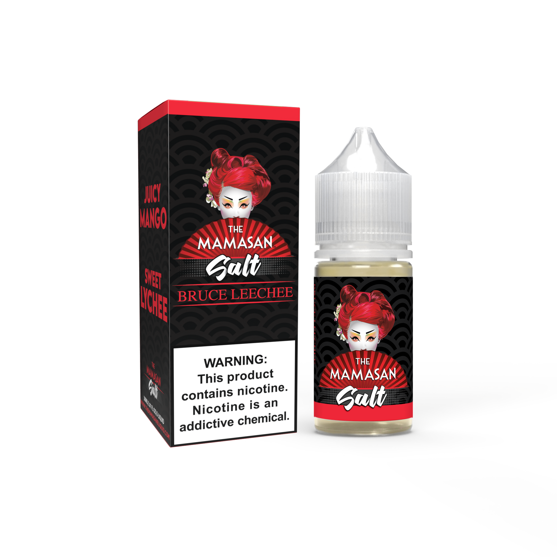 The Mamasan Salt 30ML Vape Juice Best Flavor Bruce Leechee Salt