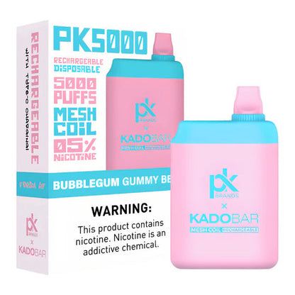 Best Deal Pod King x Kado Bar PK5000 Disposable Vape 13mL Bubblegum Gummy Bear