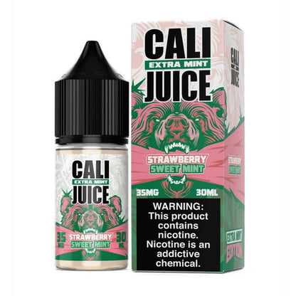 Best Deal Cali Juice Extra Mint Salt 30mL Series - Strawberry Sweet Mint