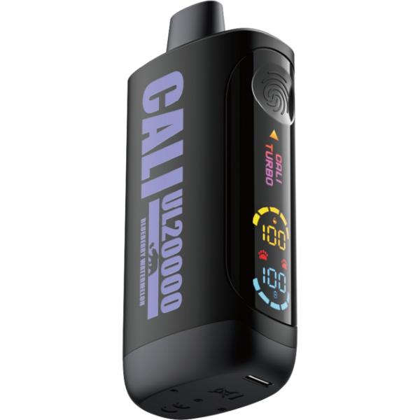 Best Deal Cali UL20000 Black Series Disposable Vape 20mL (5 Pack) - Blueberry Watermelon