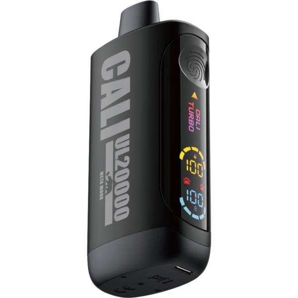 Best Deal Cali UL20000 Black Series Disposable Vape 20mL (5 Pack) - Meta Moon