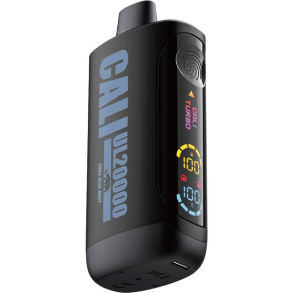 Best Deal Cali UL20000 Black Series Disposable Vape 20mL (5 Pack) - Sour Blue Dust