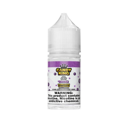 Best Deal Candy King Bubblegum Salt 30mL Vape Juice - Grape