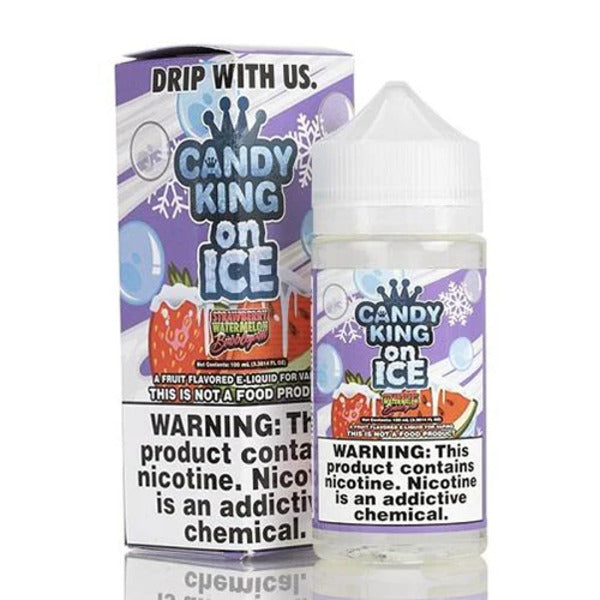 Best Deal Candy King On Ice 100mL Vape Juice - Strawberry Watermelon Bubblegum On Iced